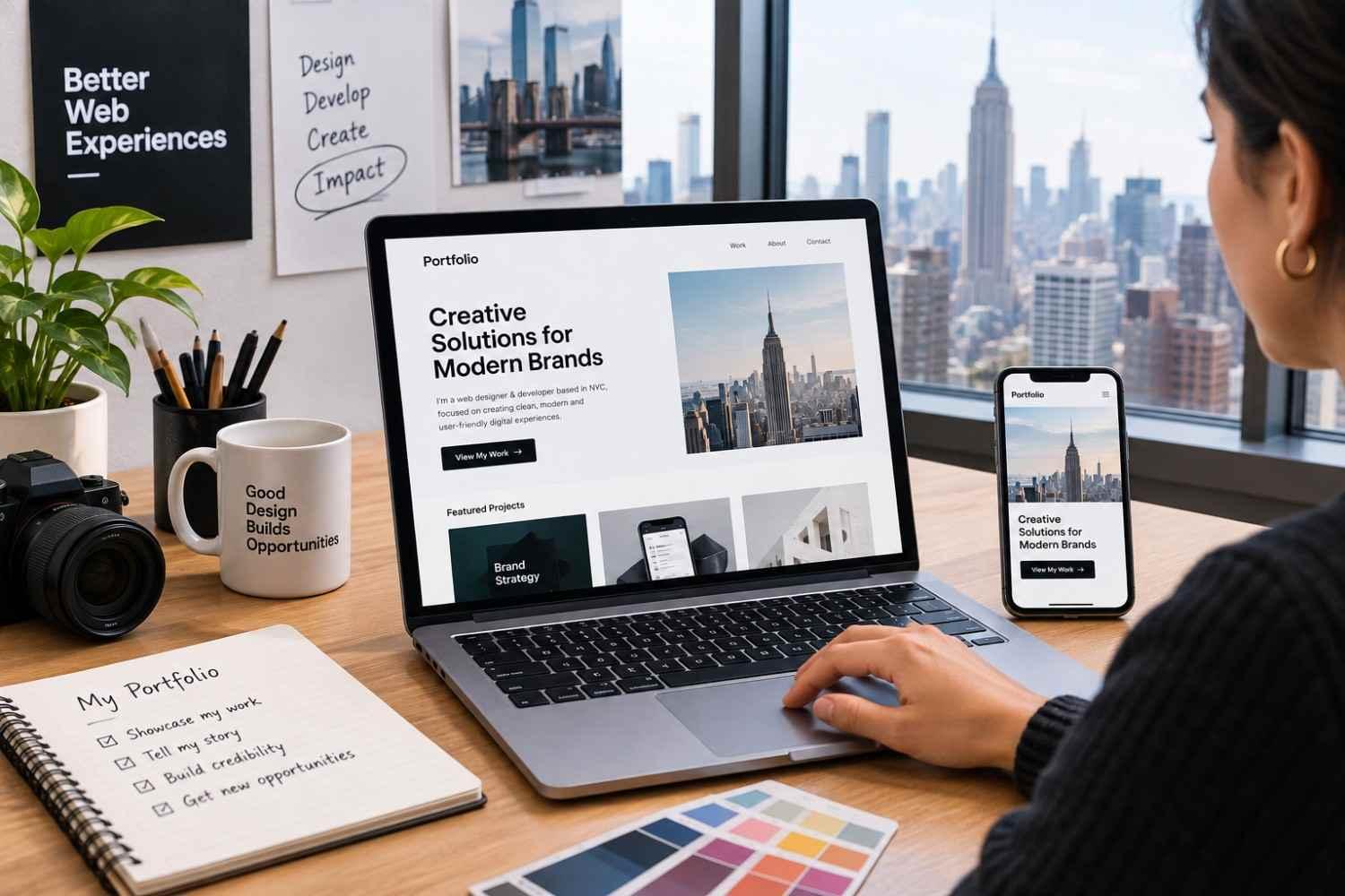 portfolio website design NYC